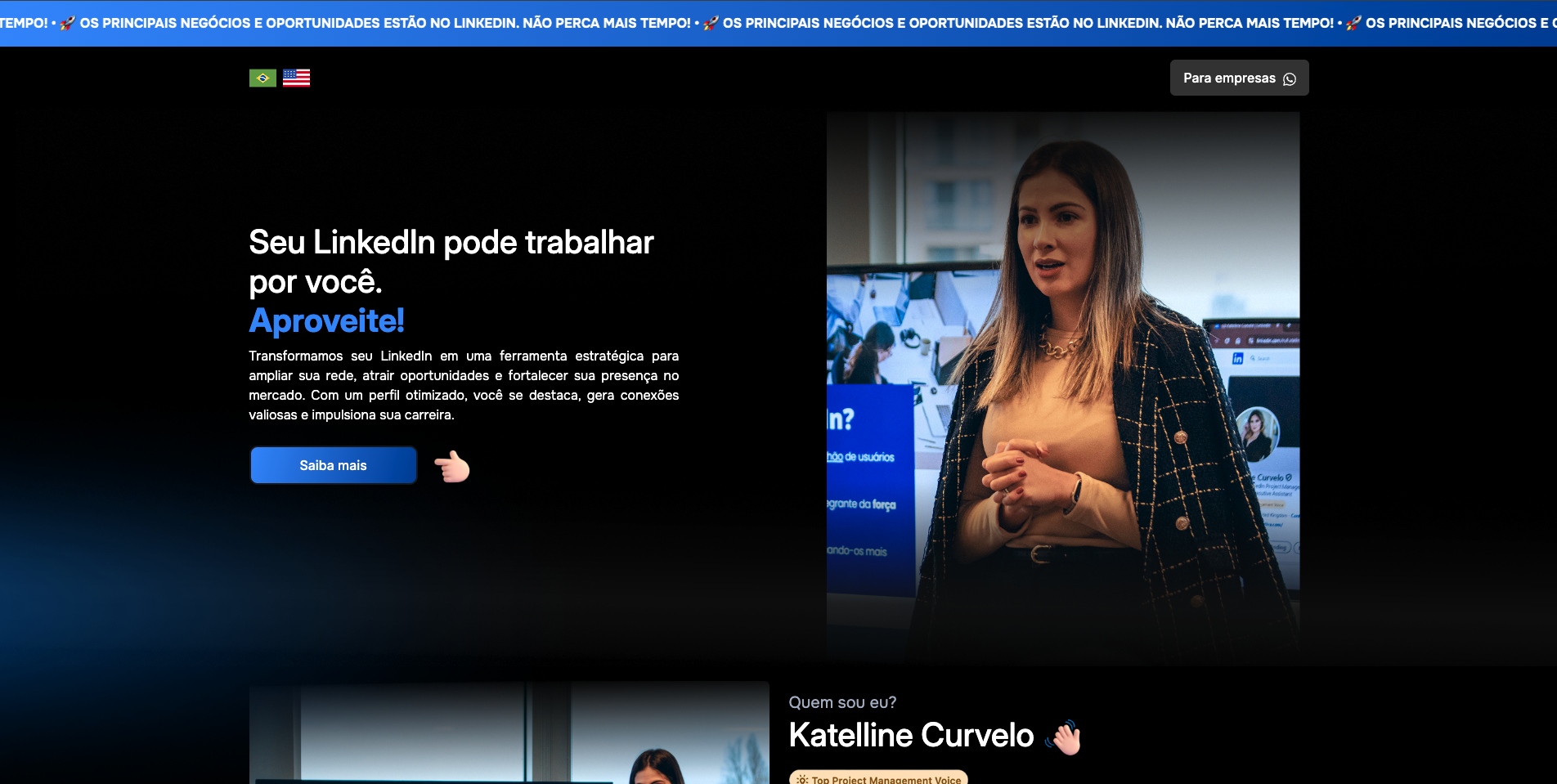 Consultoria LinkedIn - Katelline Curvelo